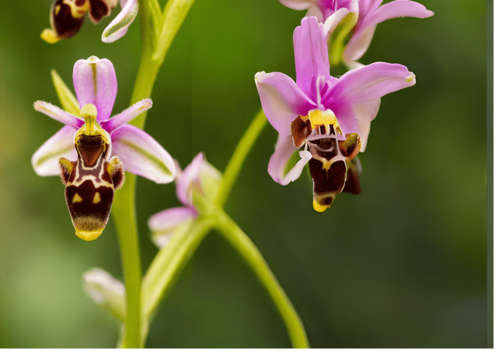 Bee Orchids (Ophrys apifera)